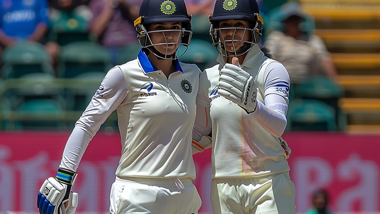भारत की एकलौता टेस्ट के पहले दिन रिकॉर्ड प्रदर्शन से मजबूती, दक्षिण अफ्रीका के खिलाफ शानदार शुरुआत